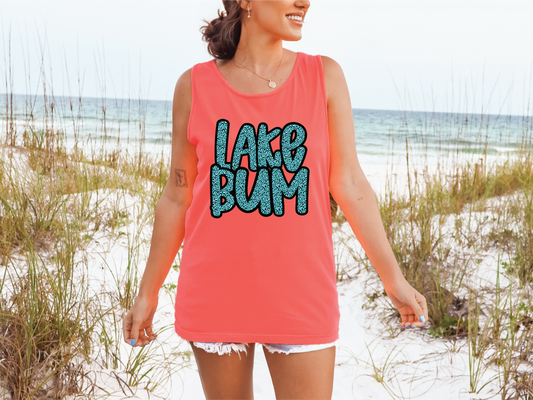Lake Bum Blue Cheetah -Unisex Tee