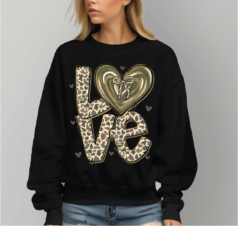 Love Duck Camo - UNISEX Graphic Sweatshirt