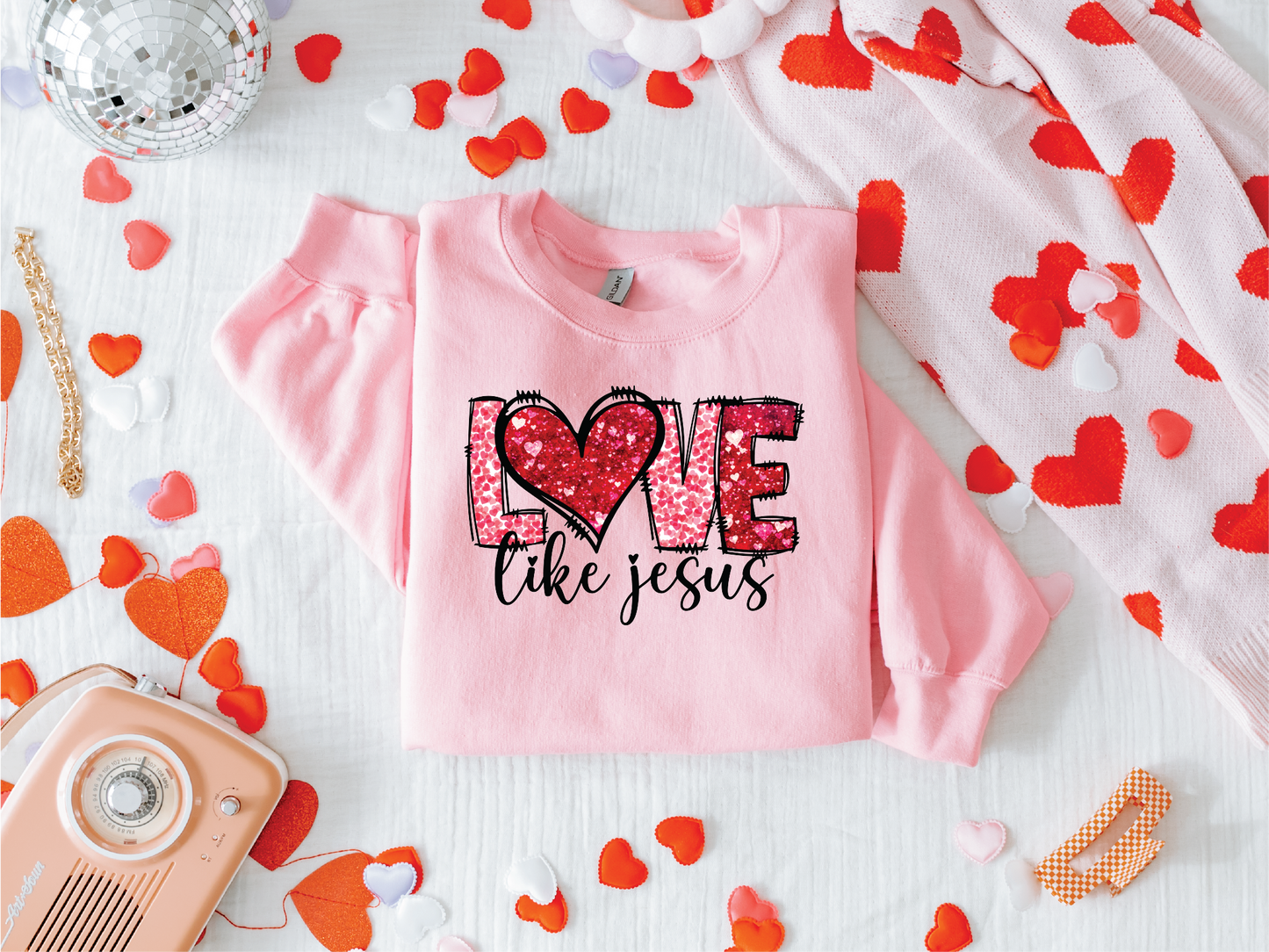 Love Like Jesus - Unisex Graphic Sweatshirt