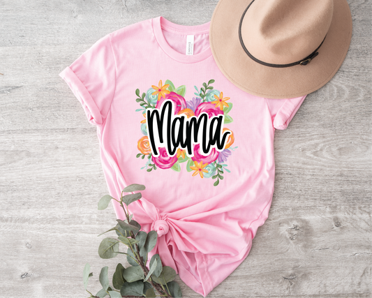 Mama Floral Tee