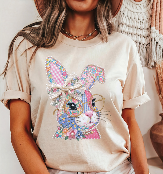 Patch Bunny Faulx- UNISEX GRAPHIC Tee