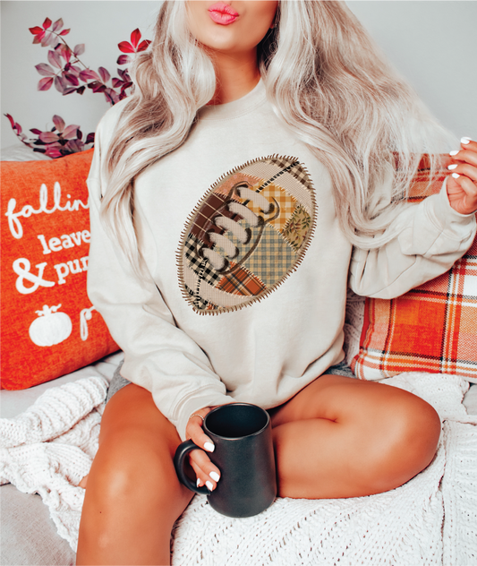 Patch Football Graphic Sweater