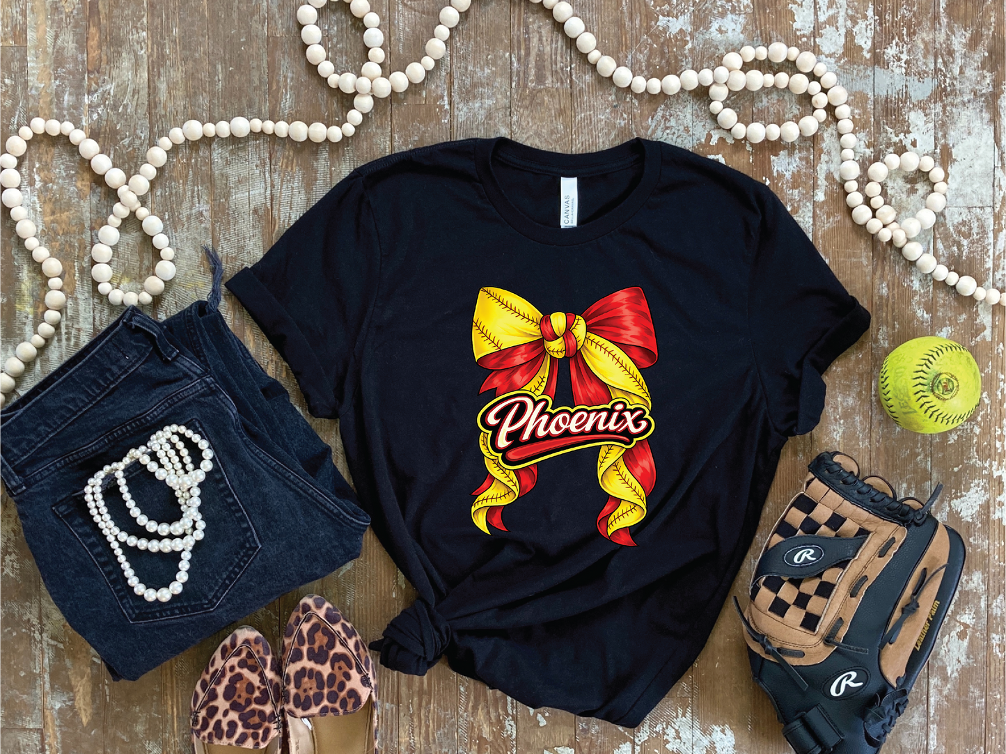 Phoenix Softball Bow Spirit - Unisex Graphic Tee