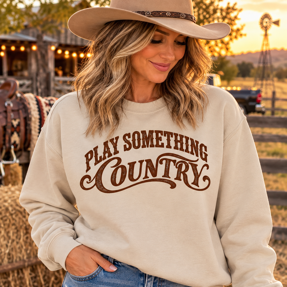 PLAY SOMETHING COUNTRY - Unisex Sweatshirt/Tee