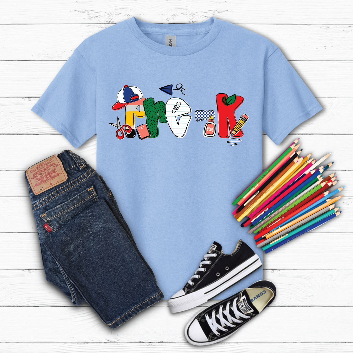 Boys Pre-K Back to School Graphic Tee