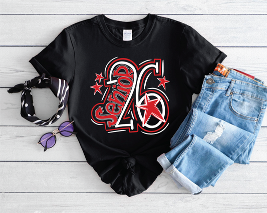 Customizable Senior Doodle Graphic Tee