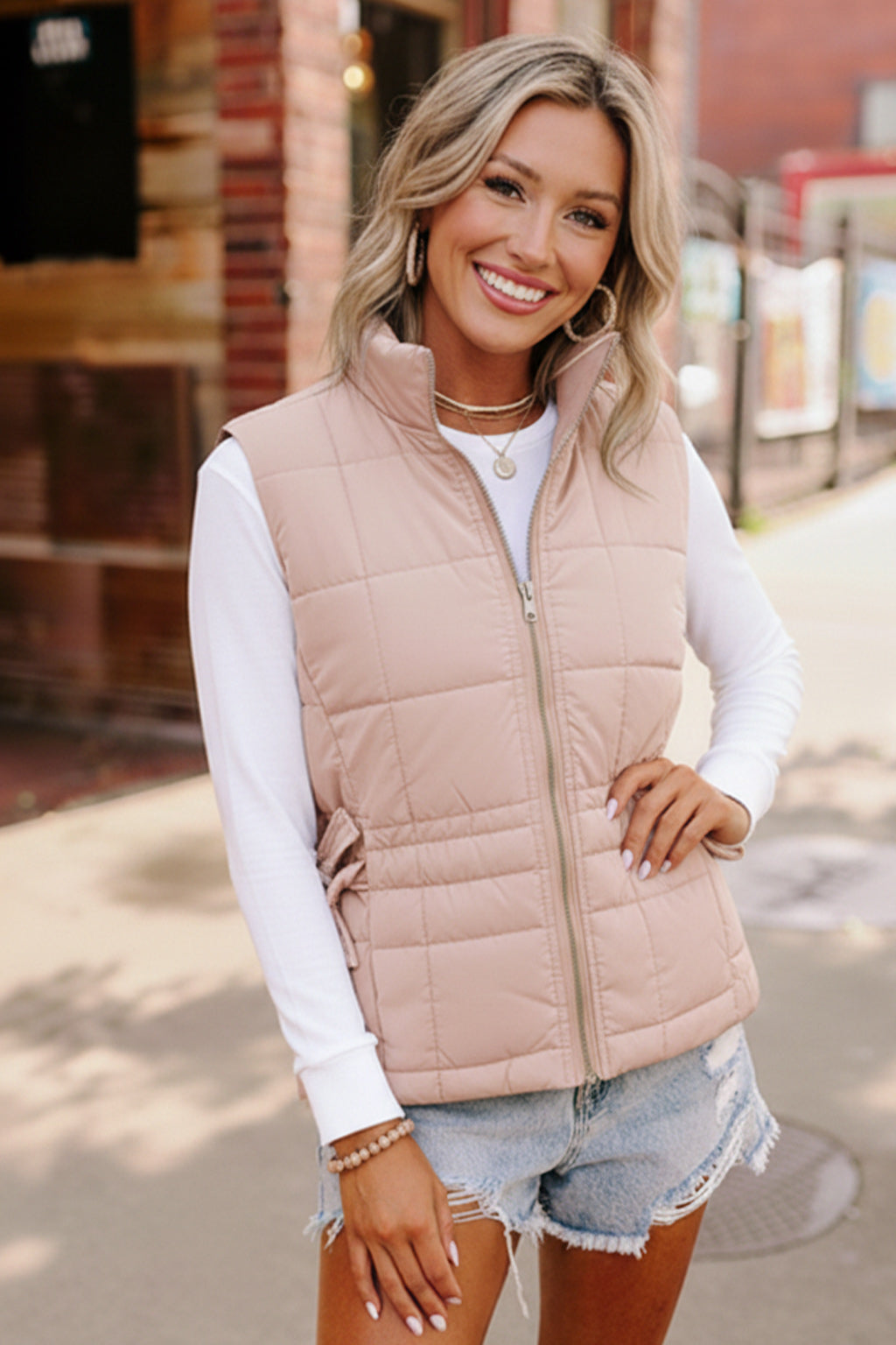 By the Campfire Cozy Tan Vest