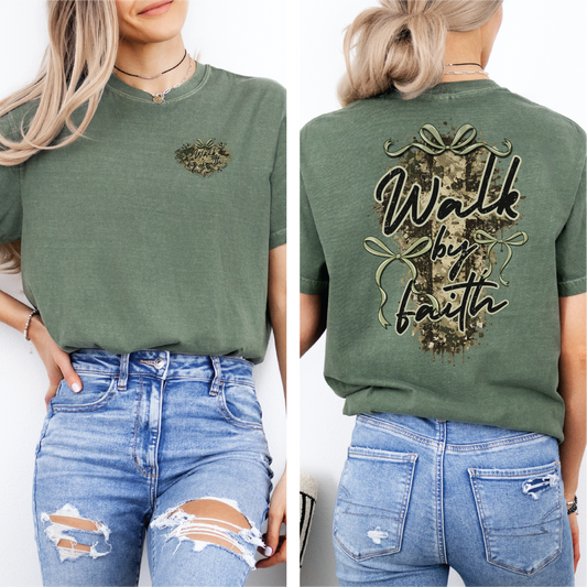 Walk By Faith- Unisex Tee