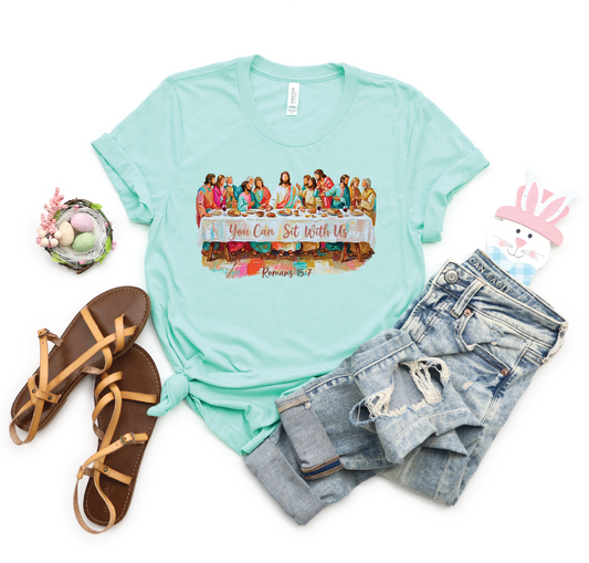 You Can Sit With Us- Easter Unisex Graphic Tee